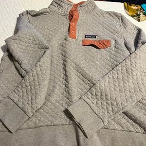 Patagonia Grey Quilted Pullover